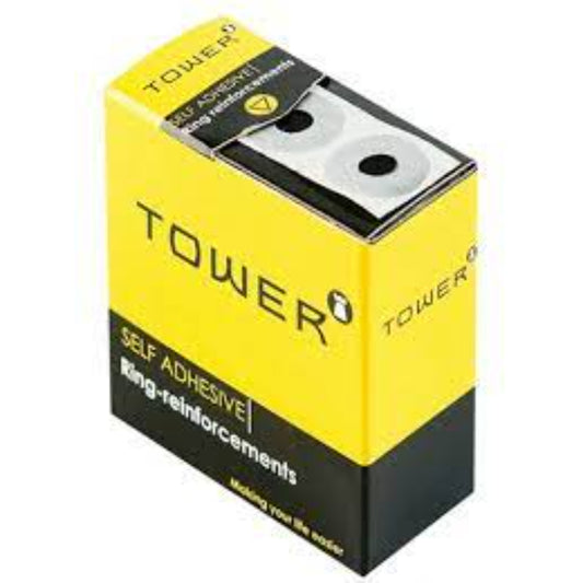 Tower Lables PVC Rings Clear 250s