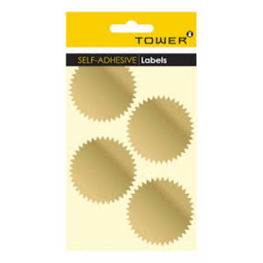 Tower Notorial Seals 50Mm Gold 60`S