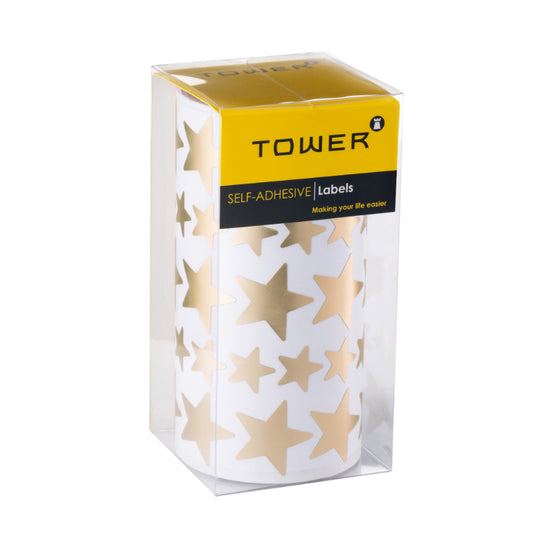 Tower Stars Large Gold Mix Roll 1075