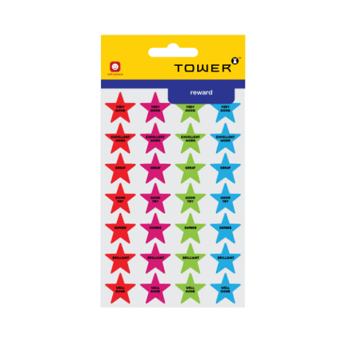 TOWER TEACHERS STARS MIXED COLOURS 140LA