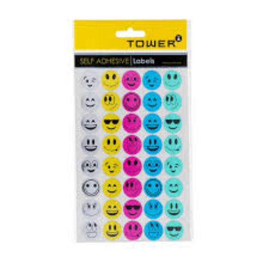 Tower Faces Metallic 200Labels