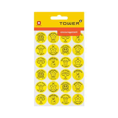 TOWER MEDAL STICKERS 3SHEETS