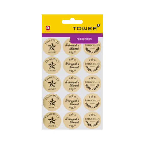 TOWER PRINCIPAL AWARD STICKERS
