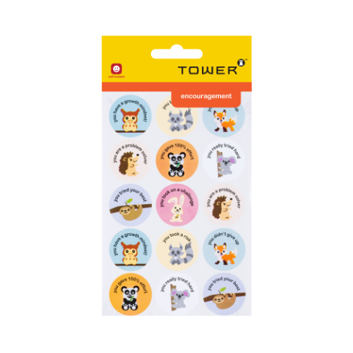 TOWER LABELS 3 SHEETS