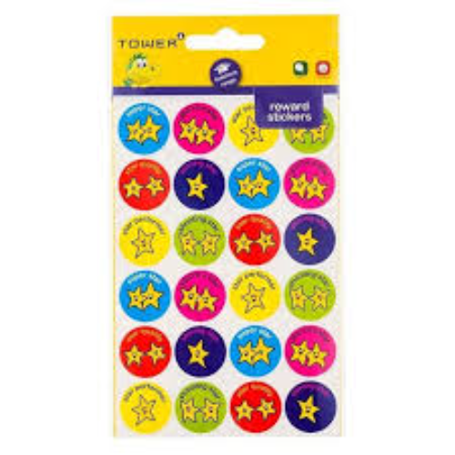 DANCING STARS STICKERS 3 SHEETS