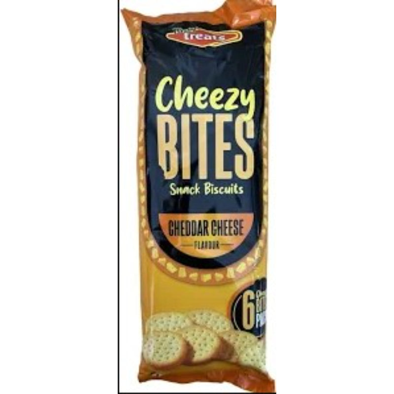 Cheezy Bites Snack Biscuits x6 Cheese