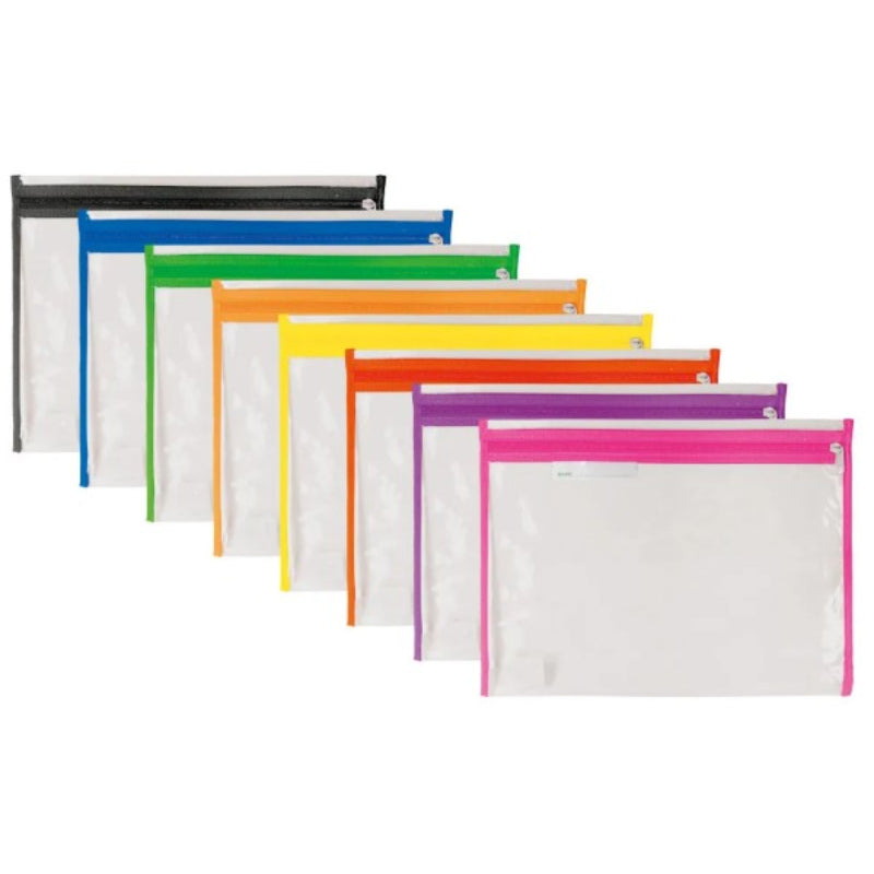 Trefoil Library Book Bag Assorted Clear