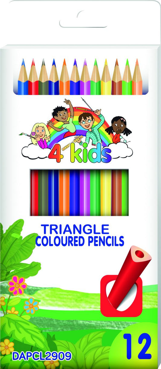Trefoil Colour Pencils 12s TRI