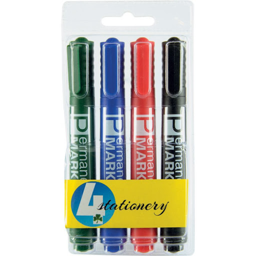 TREFOIL PERMANENT MARKERS 4S