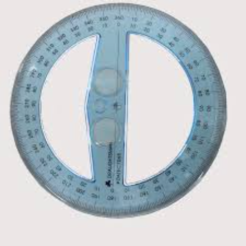 PROTRACTOR TECHNICAL 15CM 360 ROUND
