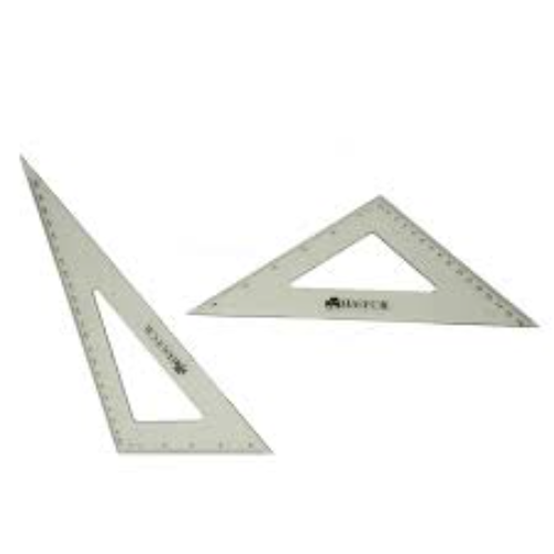 SET SQUARE 30CM 45&60 DEG SET