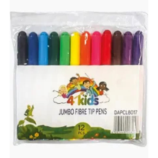 Trefoil Jumbo FibreTip Pens 12s