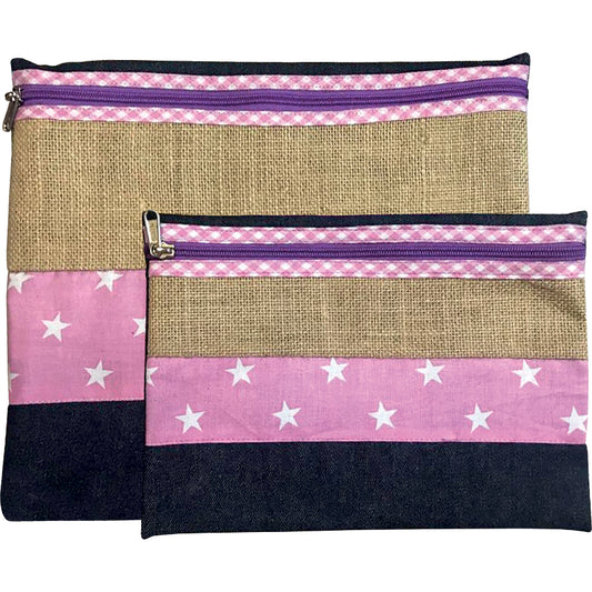 A4 Zipper Bag Pink