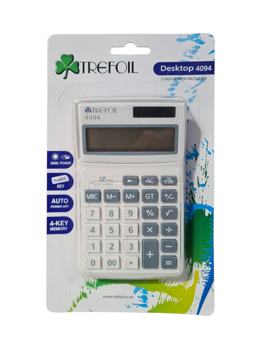 TREFOIL DESKTOP CALCULATOR 4094 12 DIGIT