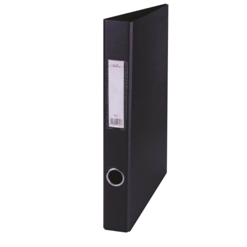 Treeline Ring Binder Black Pvc