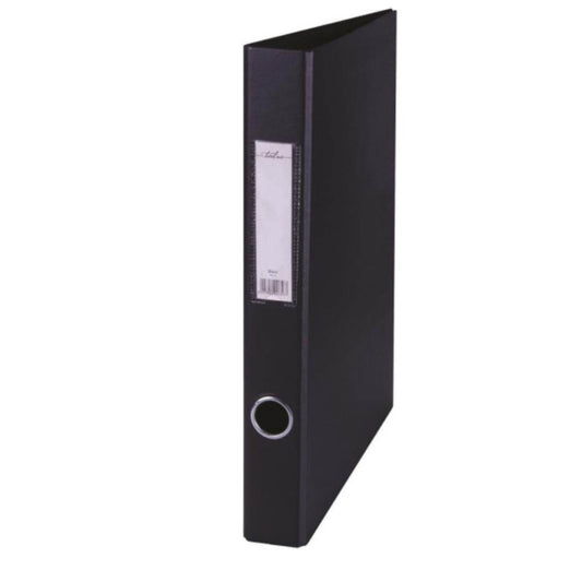 Treeline Ring Binder Black Pvc