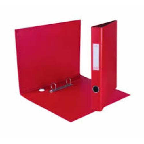 FILE 2 RING BINDER PVC RED