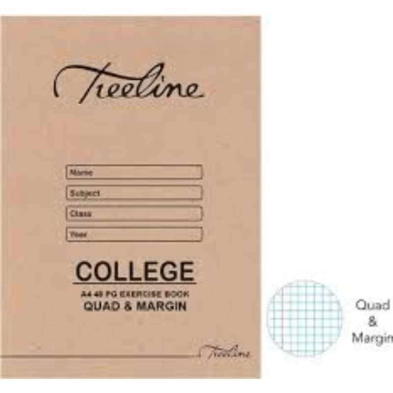 A4 48Pg College Quad (Psd) Each