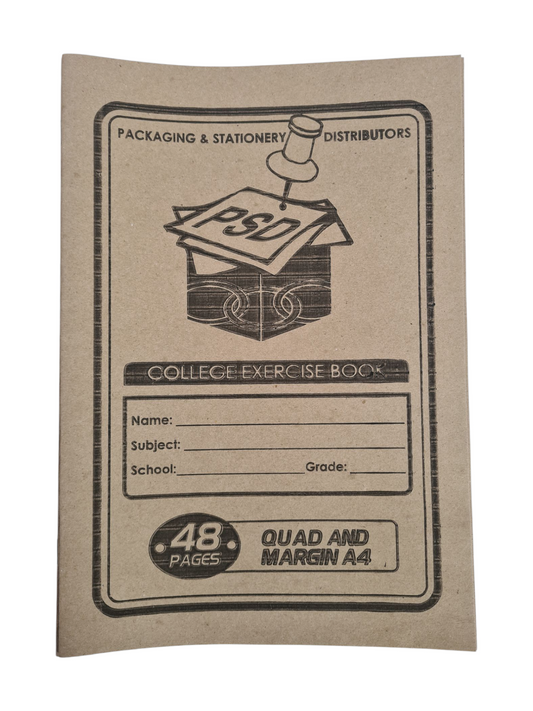 A4 48pg COLLEGE QUAD (PSD) EACH
