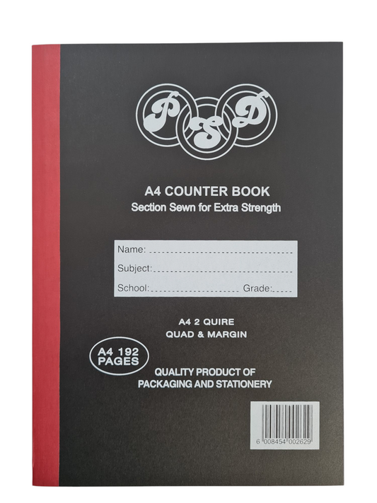 A4 192pg 2 QUIRE QUAD (PSD)