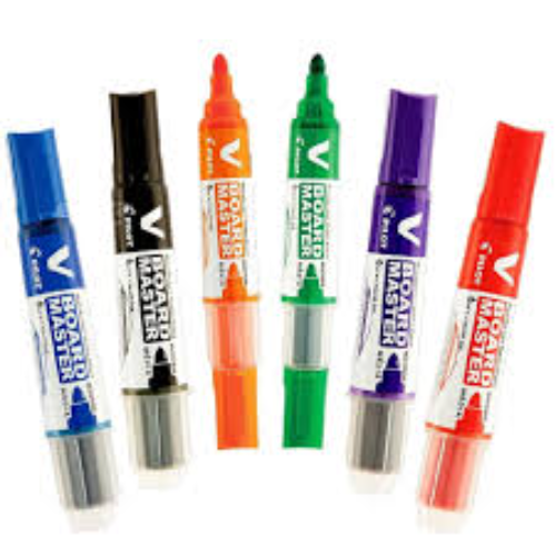 PILOT WHITEBOARD MARKER SET 6'S
