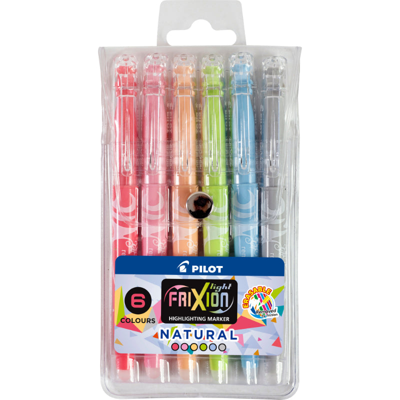 Pilot Frixion Light Pastel Pack 6