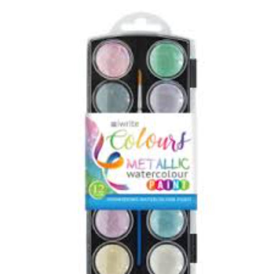 IWrite Metallic Water Color Paint Tray