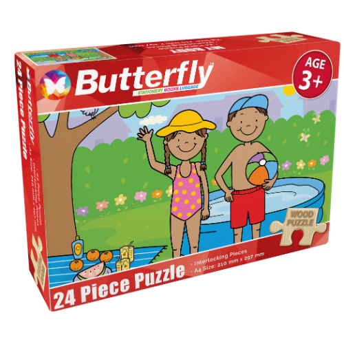 PUZZLE 24 FLAT TRAY