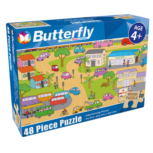 Puzzle 48 Piece Flat Tray