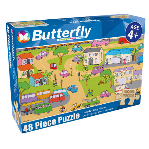 PUZZLE 48 PIECE FLAT TRAY