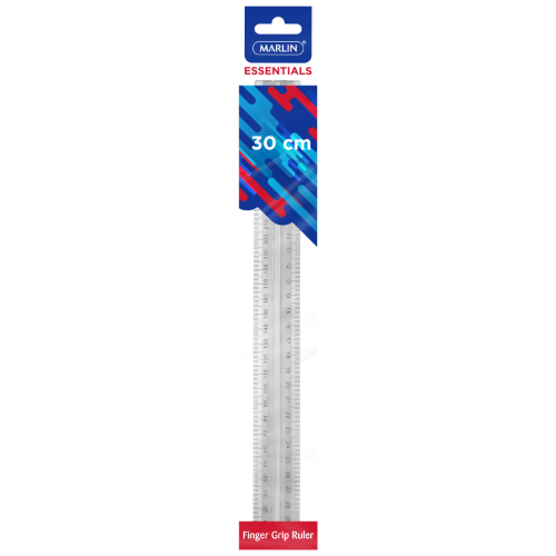 MARLIN FINGERGRIP RULERS 30CM