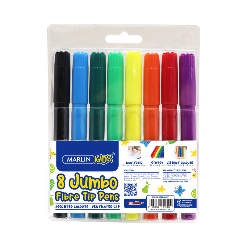 Marlin Kids Jumbo Koki Pens 8S