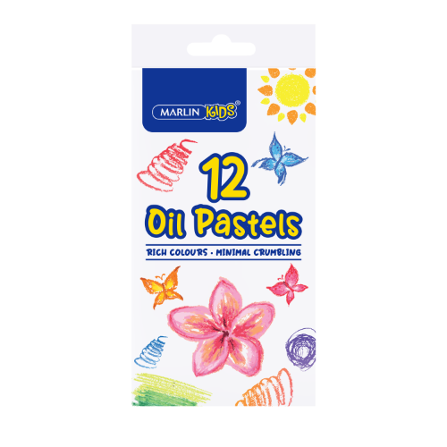 MARLIN KIDS OIL PASTELS 12S