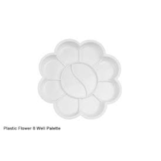 Paint Palette Flower Shape