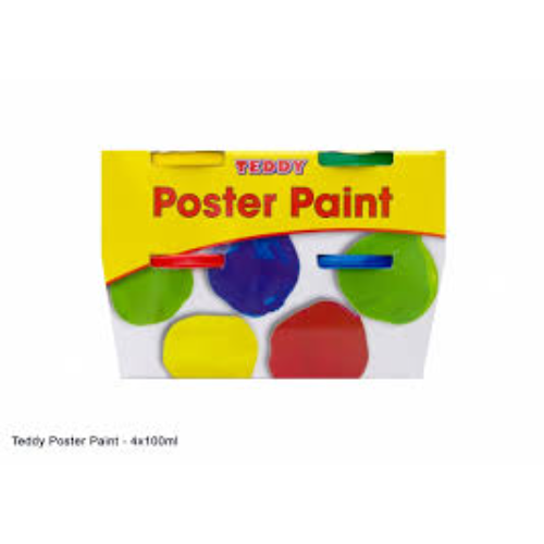 POSTER PAINT 4'S TEDDY