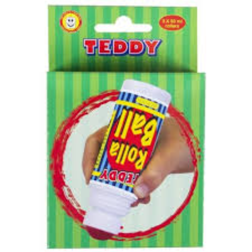 DALA TEDDY ROLLA BALL PAINT KIT 3'S 50ML