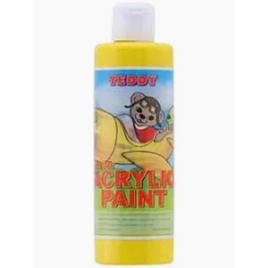 Teddy Acrylic Paint Yellow 250ml