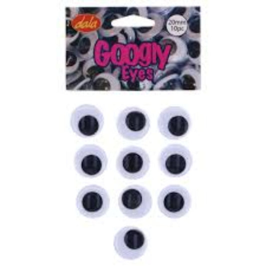 Googly Eyes 20Mm 10Pc