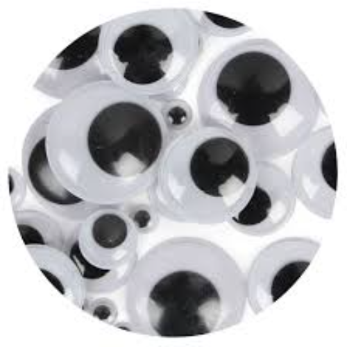 GOOGLY EYES MIXED 50PC