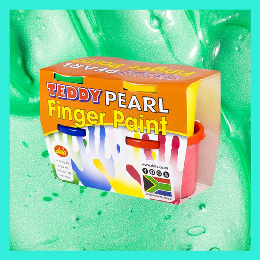 Teddy Pearl Finger Paint 4X100ML