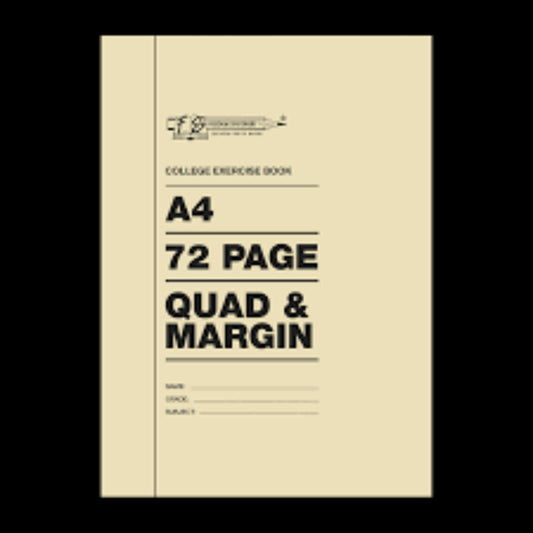 A4 72Pg Quad/Margin