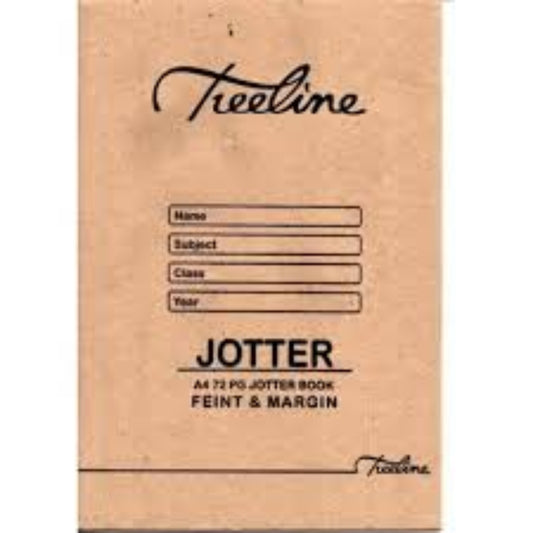 A4 72Pg Jotter Feint/Margin (Psd F)