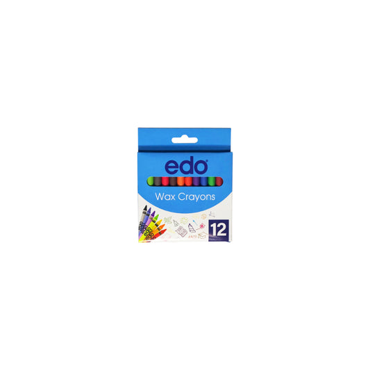 Edo Wax Crayons 8Mm 12S