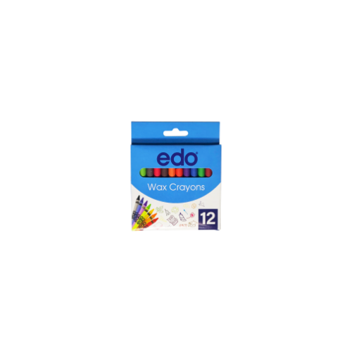 EDO WAX CRAYONS 8MM 12S