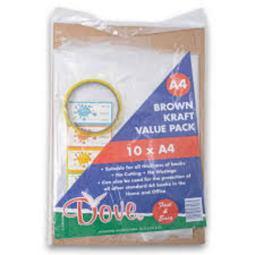 PSD BROWN A4 KRAFT VALUE PACK 10'S
