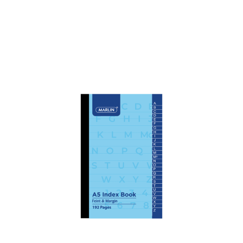 MARLIN A5 INDEX BOOK