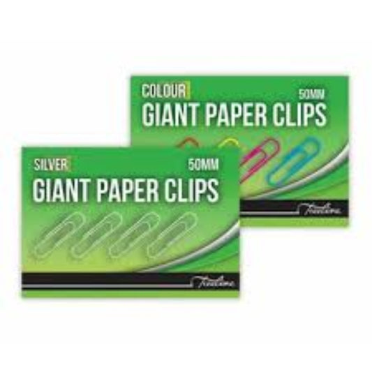 Paper Clips Silver 50MM Mega