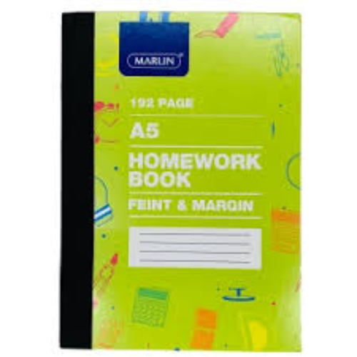 MARLIN HOMEWORK BOOK GLOSS COVER