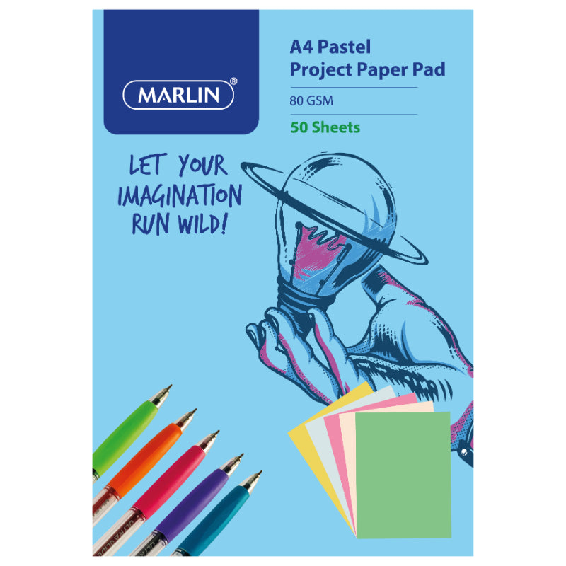 Marlin A4 Paper  Pad 50 Sheets 80Gsm