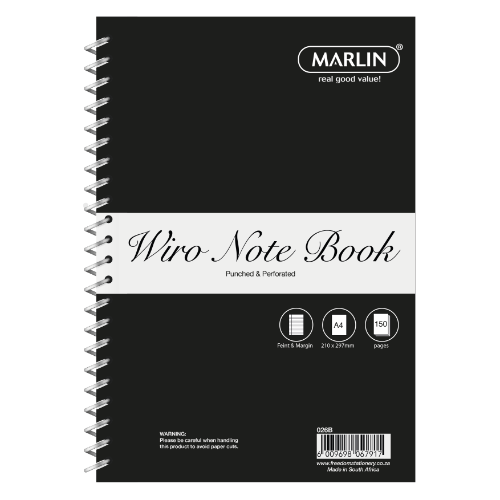 MARLIN WIRO NOTEBOOK BLK